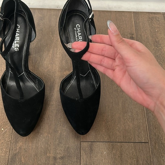 Black close toe platform shoes - Picture 2 of 4